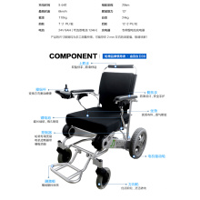 Comfortable Aluminum Life Power Wheelchair with CE